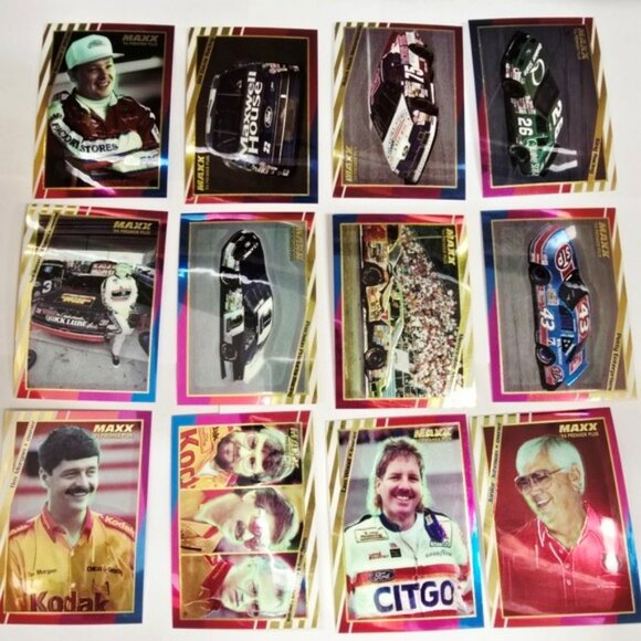 Vintage Nascar Racing Trading Cards '94 Maxx Premier Plus 70+ Card Lot 1994 - Picture 9 of 12